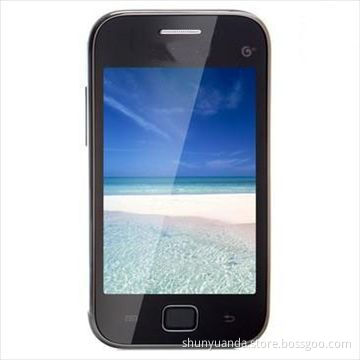 Mobile phone with 800MHz CPU, 4GB ROM, 1300mAh Battery, Weighs 118g, Android 2.3 OS